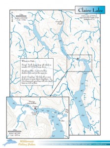 Claire-Lake-Yukon-Canada-Map