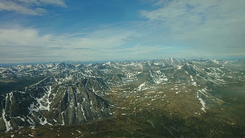 Over Head View - Yukon Landscape